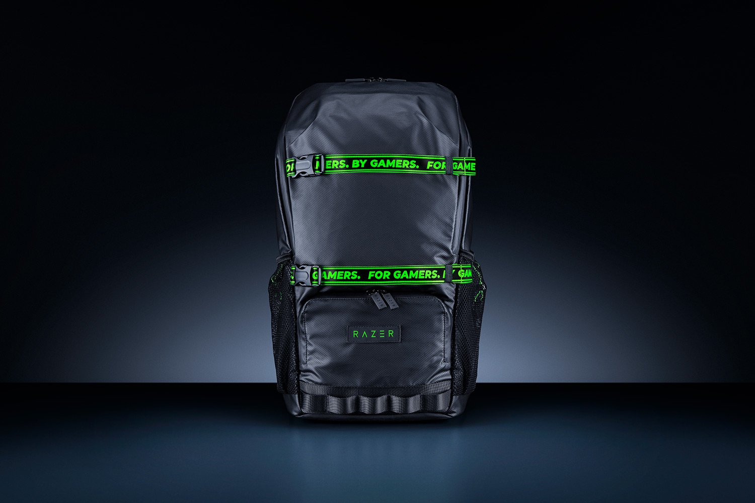 Razer Scout 16 Rucksack Schwarz, Grün Polyurethan, Polyester