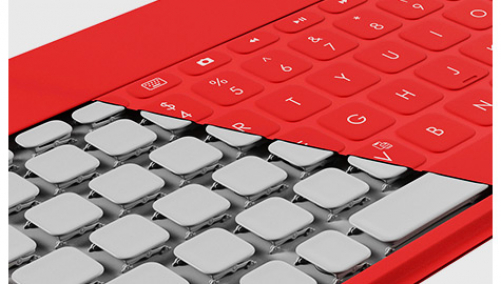 logitech Keys-To-Go Tastatur für Mobilgeräte Bluetooth RED IT-Layout