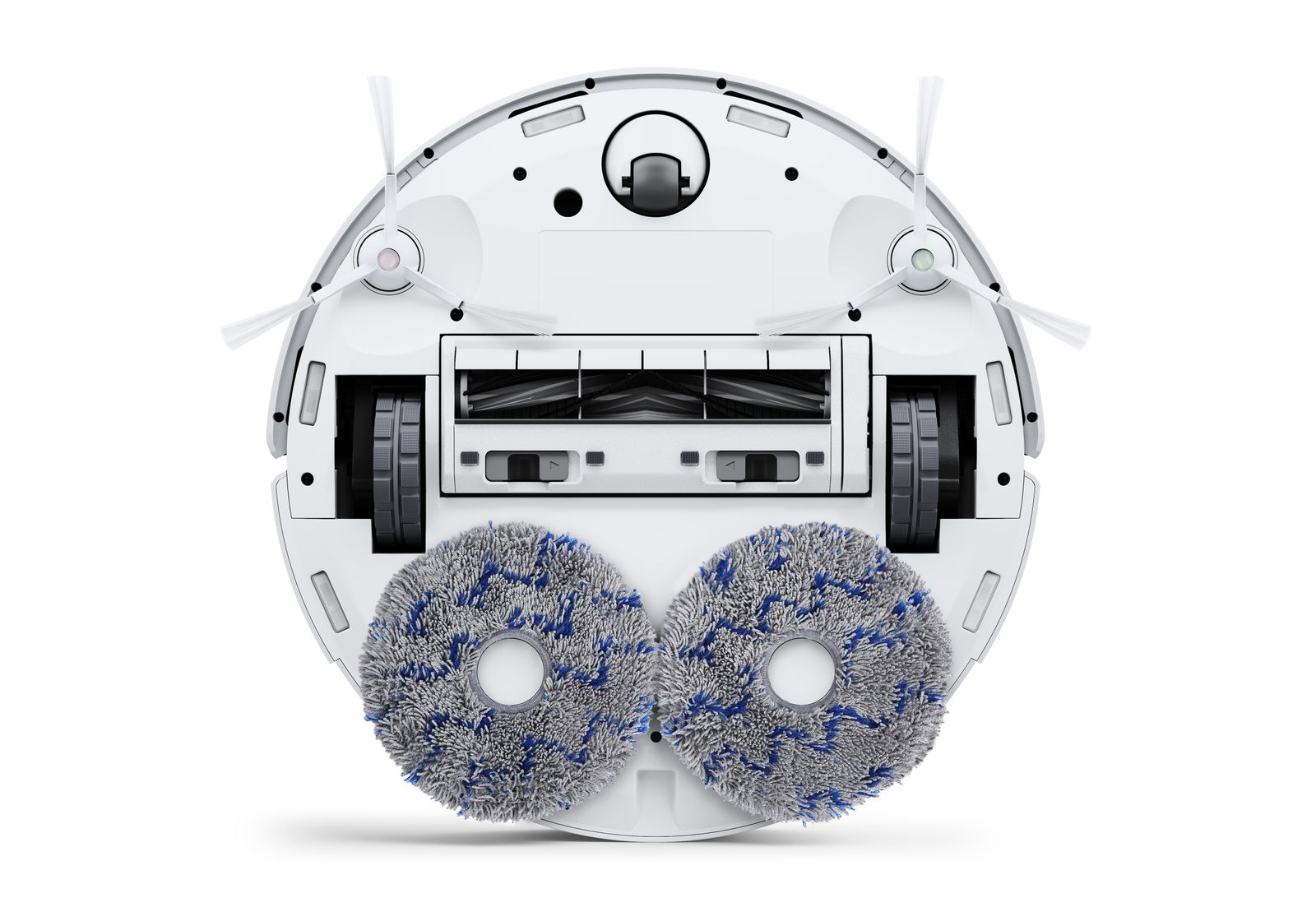 Ecovacs DEEBOT T10 Turbo Saugroboter & Wischroboter 3000 Pa, TURBO Station, OZMO Turbo 2.0, 5200 mAh, WLAN, HD-Kamera Nachtsicht, AIVI, Weiß