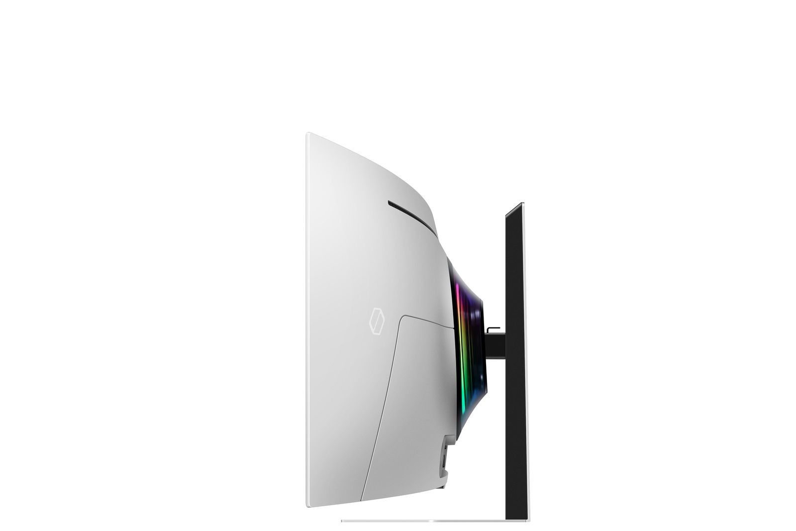 Samsung G95SC Computerbildschirm 124,5 cm (49") 5120 x 1440 Pixel Dual QHD OLED Silber