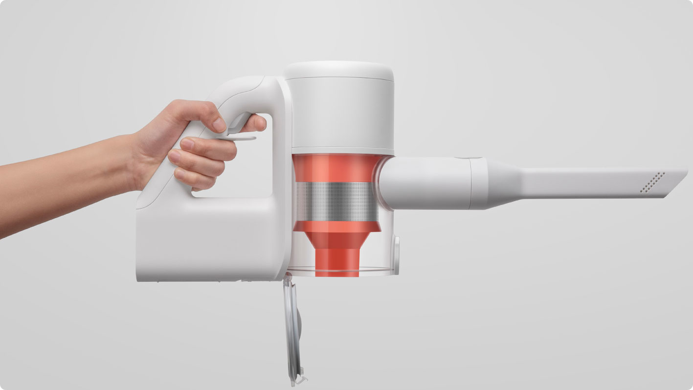 Xiaomi PN100769 Stabstaubsauger/Elektrischer Besen 2-in-1-Stabstaubsauger Akku Trocken Beutellos Silber, Weiß 2,5 Ah