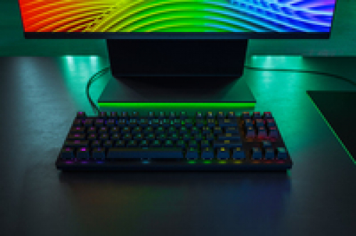 Razer Huntsman TE Gaming Keyboard Optical Red Switches TKL RGB US-Layout