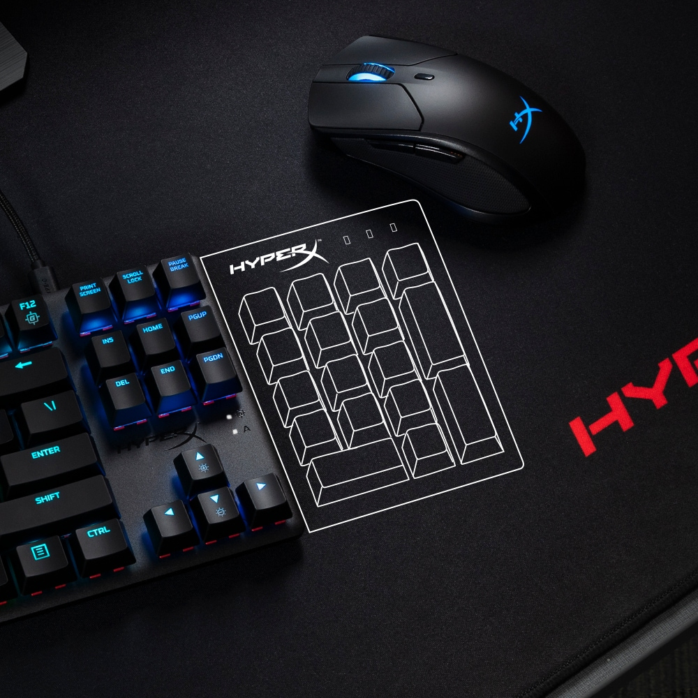 HyperX Alloy Origins Core u2013 Mechanische Gaming-Tastatur u2013 HX Blue - (USA Layout - QWERTY)