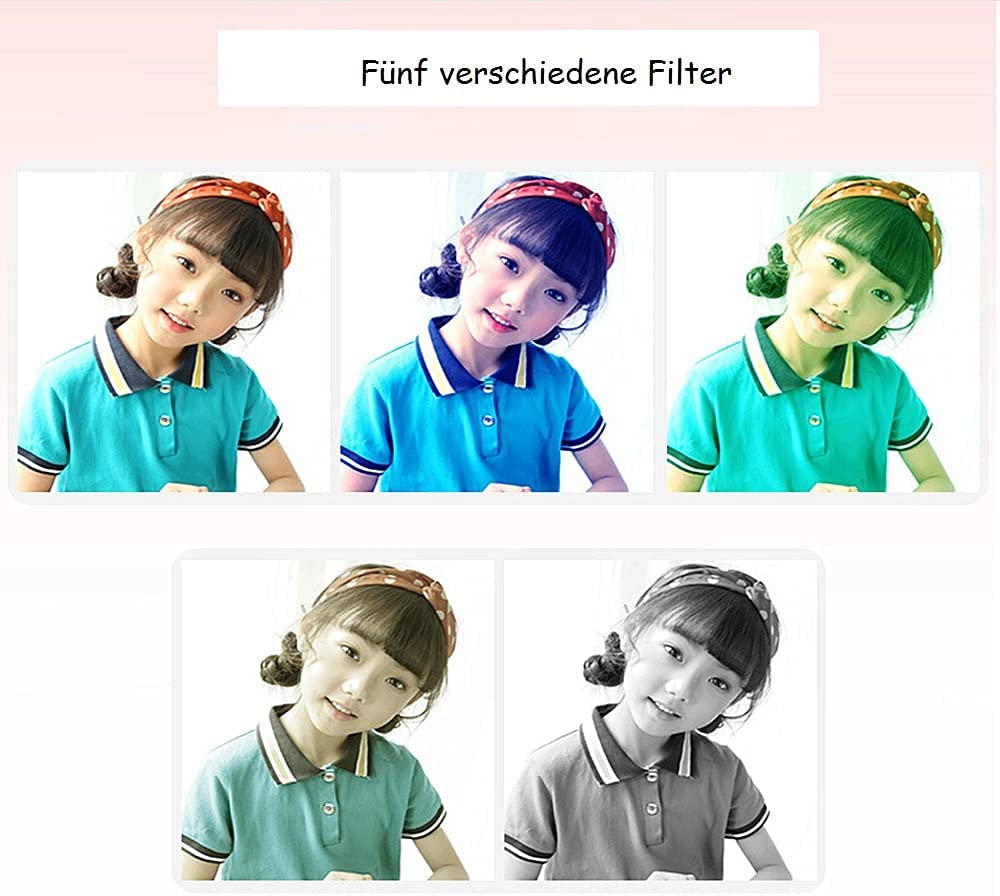 Kinderkamera Digitalkamera Spielzeug 2 Zoll HD-Bildschirm 1080P 32GB TF-Karte Video Fotoapparat Spiele Mehere Fotomodi Geschenke Jungen Mädchen (Blau)