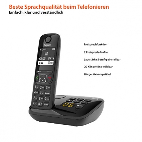 Gigaset AS690A Analoges/DECT-Telefon Anrufer-Identifikation