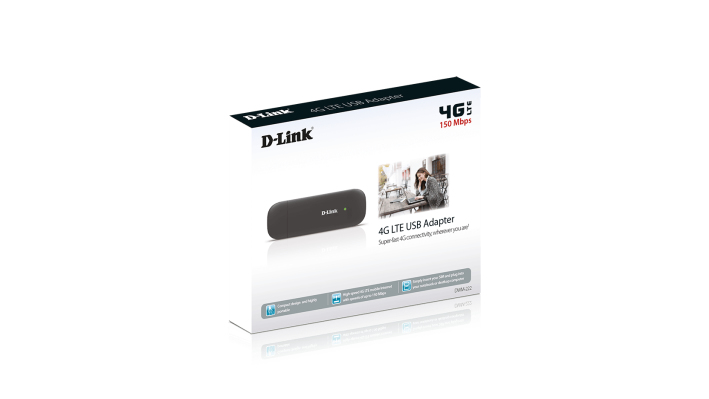 D-Link DWM-222/R Mobiles LTE USB-Modem, DC-HSPA+, HSPA, UMTS, WCDMA, MicroSD 32 GB, USB 2.0