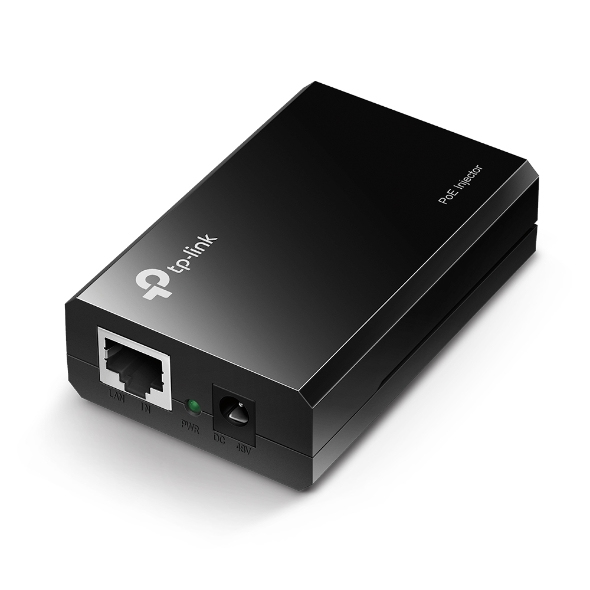 TP-LINK 802.3af Gigabit PoE Injector | Konvertiert Nicht-PoE in PoE Adapter | Erkennt automatisch die benötigte Leistung, bis zu 15,4W | Plug & Play