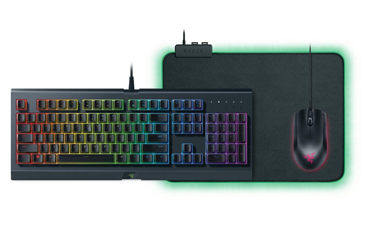 Razer Holiday Gaming Bundle Chroma Cynosa + Abyssus Essential + Goliathus ES-Layout