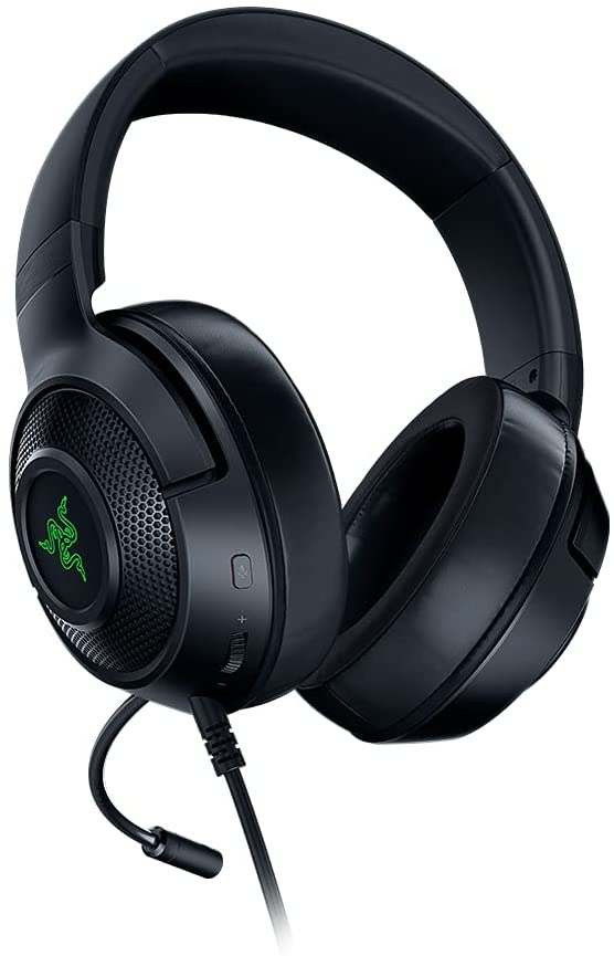 Razer Kraken V3 X Gaming Headset Virtual 7.1 Surround-Sound USB Chroma RGB for PC PS4 Black