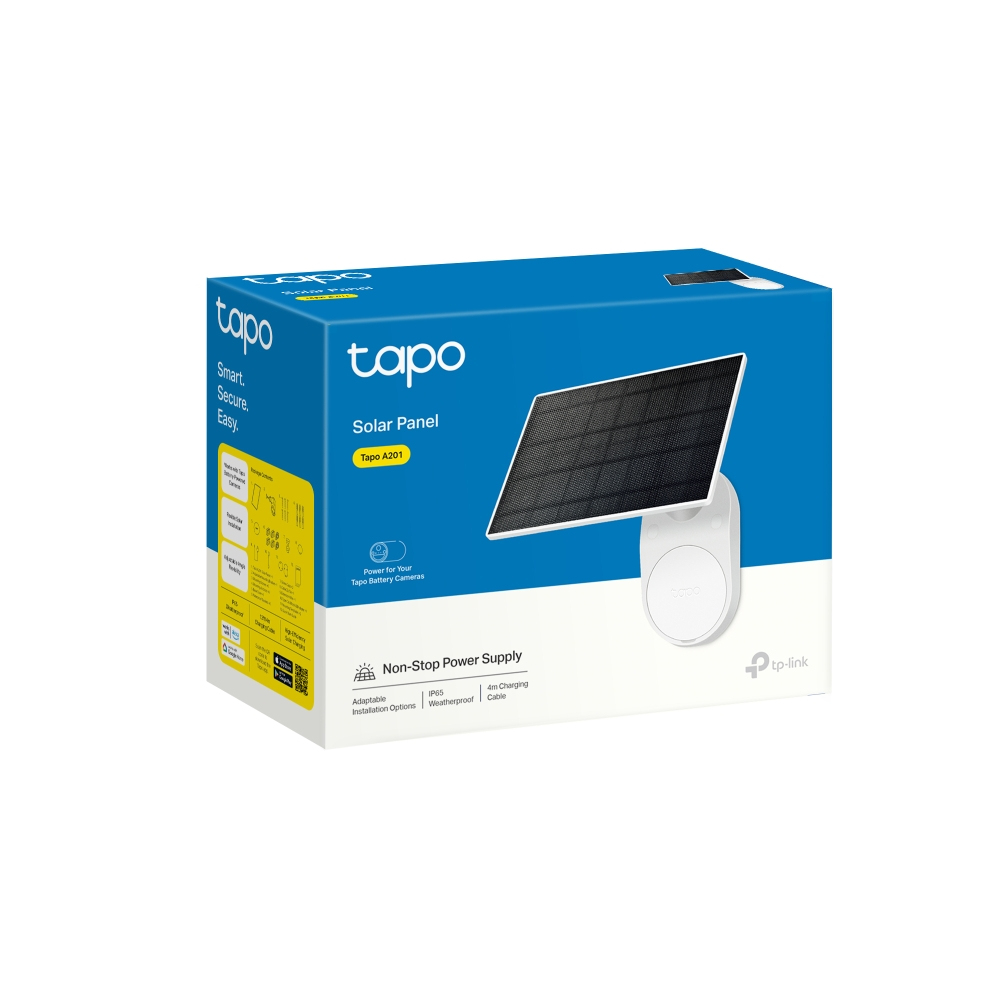TP-Link Tapo A201 Solarmodul USB, 2,5 W, IP65, Weiß, V2.0