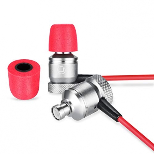 KLIM Fusion K1 3.5mm High Quality Audio In-Ear Kopfhörer rot