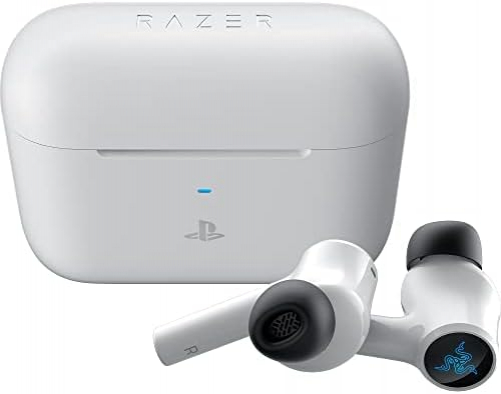 Razer Hammerhead HyperSpeed PlayStation Mobile Headset InEar Stereo BT USB-C ANC Chroma RGB White
