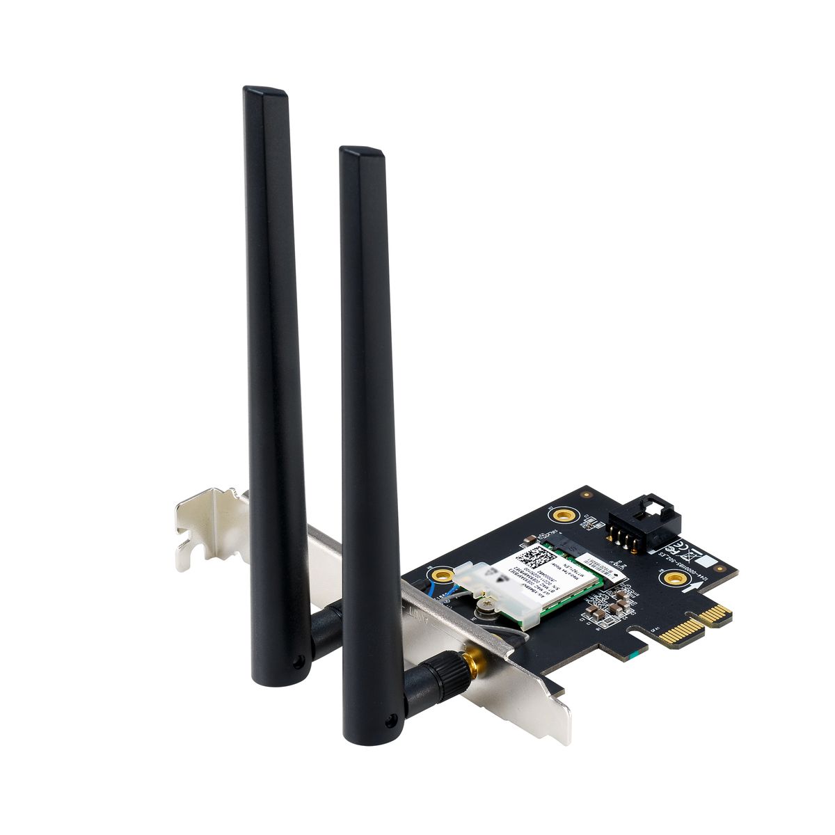 ASUS PCE-BE6500 PCIe WiFi 7 Karte, Tri-Band 2,4/5/6 GHz, 2882 Mbit/s, Bluetooth 5.4, PCIe x1, für PC