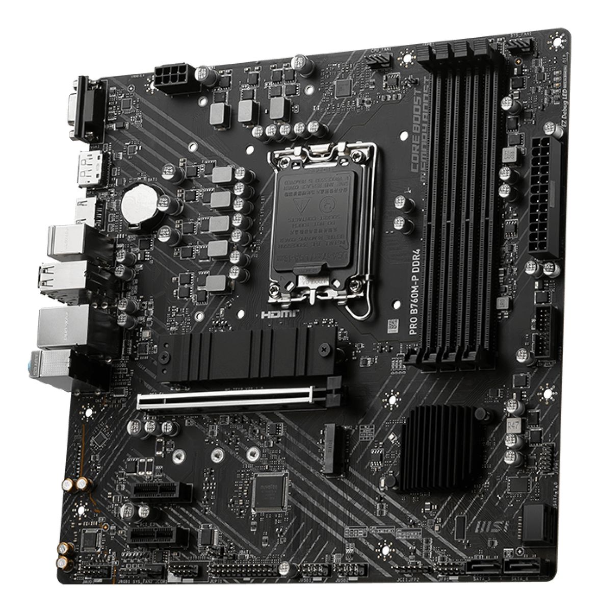 MSI PRO B760M-P DDR4 Motherboard Intel B760 LGA 1700 micro ATX