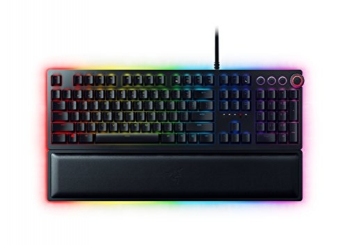 Razer Huntsman Elite Gaming Keyboard Opto-Mechanical Purple Switches UK-Layout