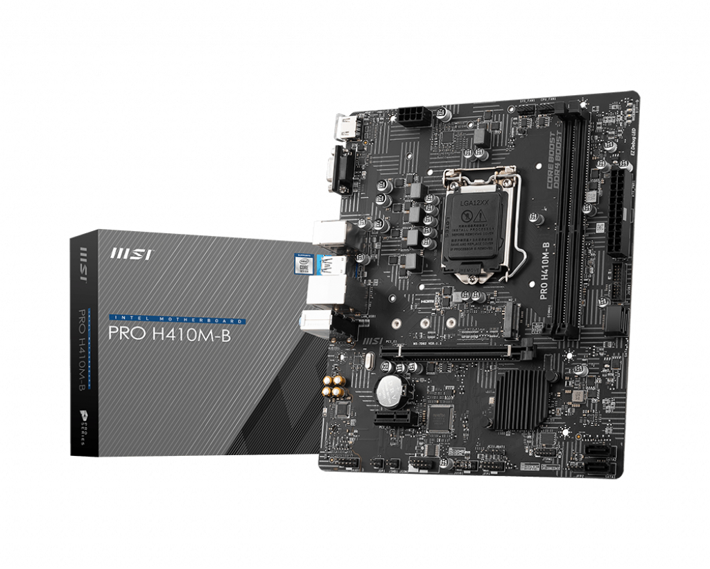 MSI PRO H410M-B Intel H510 LGA 1200 (Socket H5) micro ATX