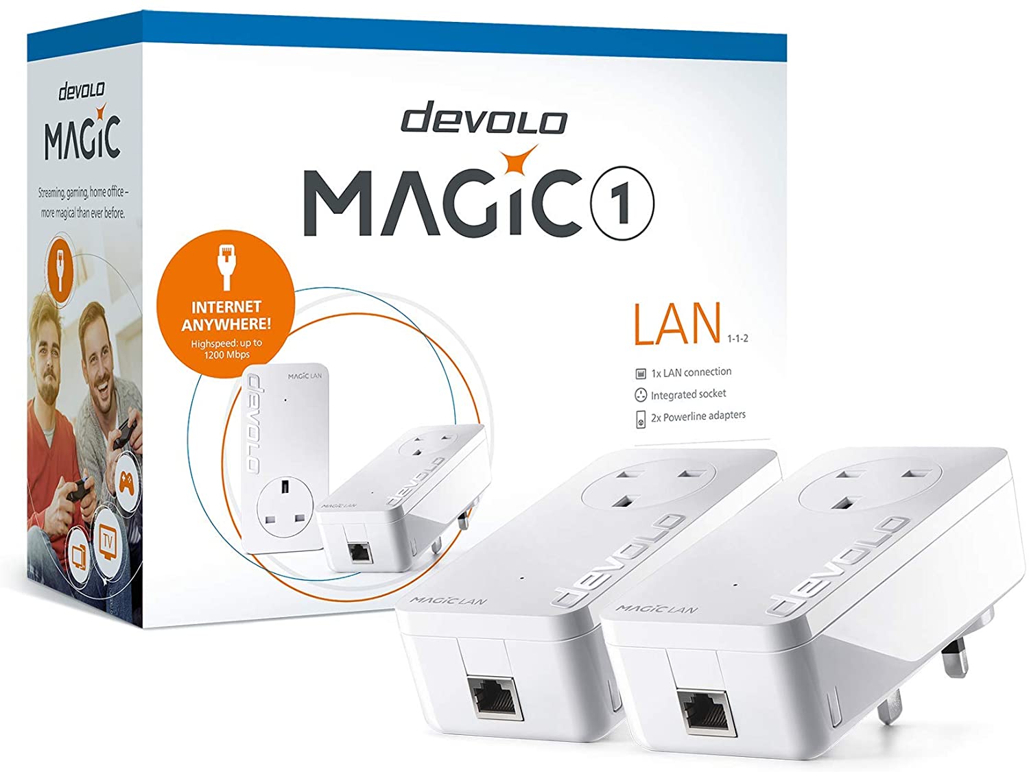 Devolo Magic 1 LAN 1200 Mbit/s Eingebauter Ethernet-Anschluss