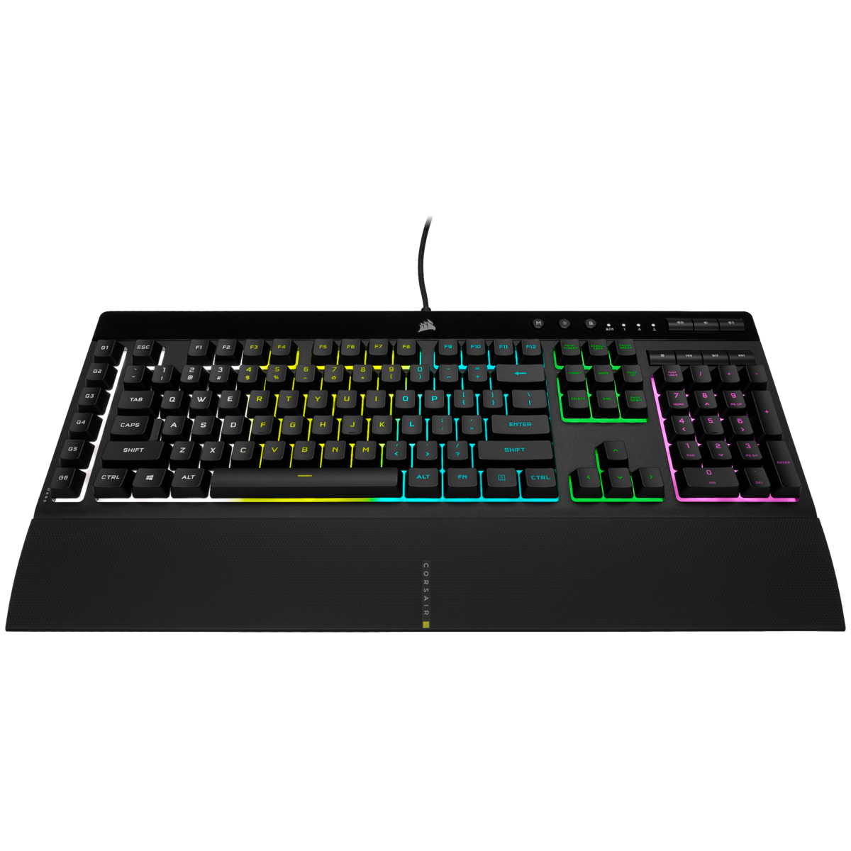 Corsair K55 RGB PRO Tastatur Gaming USB Schwarz - (DEU Layout - QWERTZ)