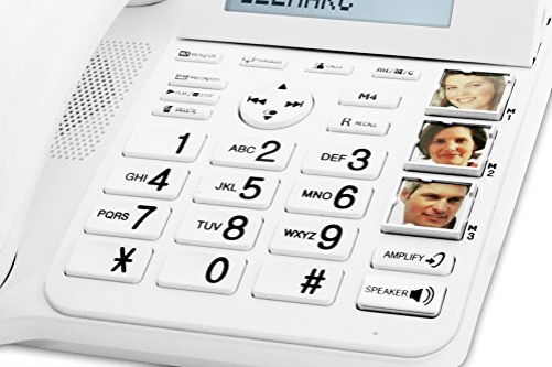 GEEMARC AmpliDECT COMBI PHOTO 295 Combo Seniorentelefon schnurgebunden +Anrufbeantworter+   Zusatz-Dect-Telefon 4 Fototasten Deutsche