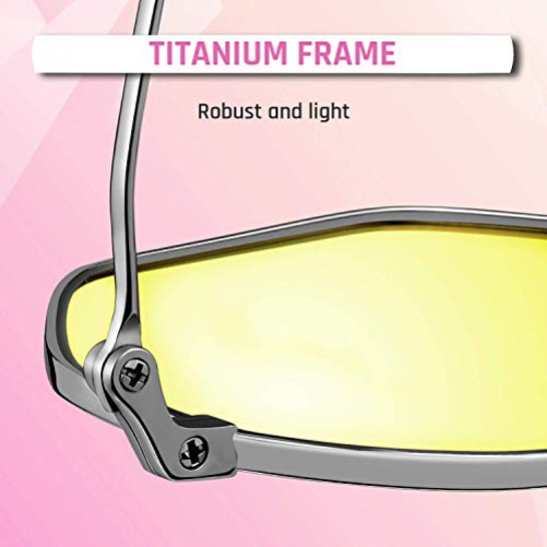 KLIM Juliette Blaulichtfilter Brille für Frauen filtert 92% des Blaulichts