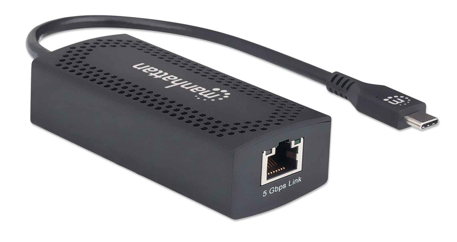 Manhattan 153461 Netzwerkadapter USB-CTM auf 5GBASE-T Schwarz