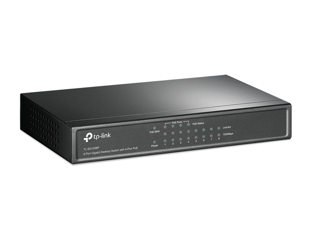 TP-Link 8-Port Gigabit Desktop Switch mit 4-Port PoE+