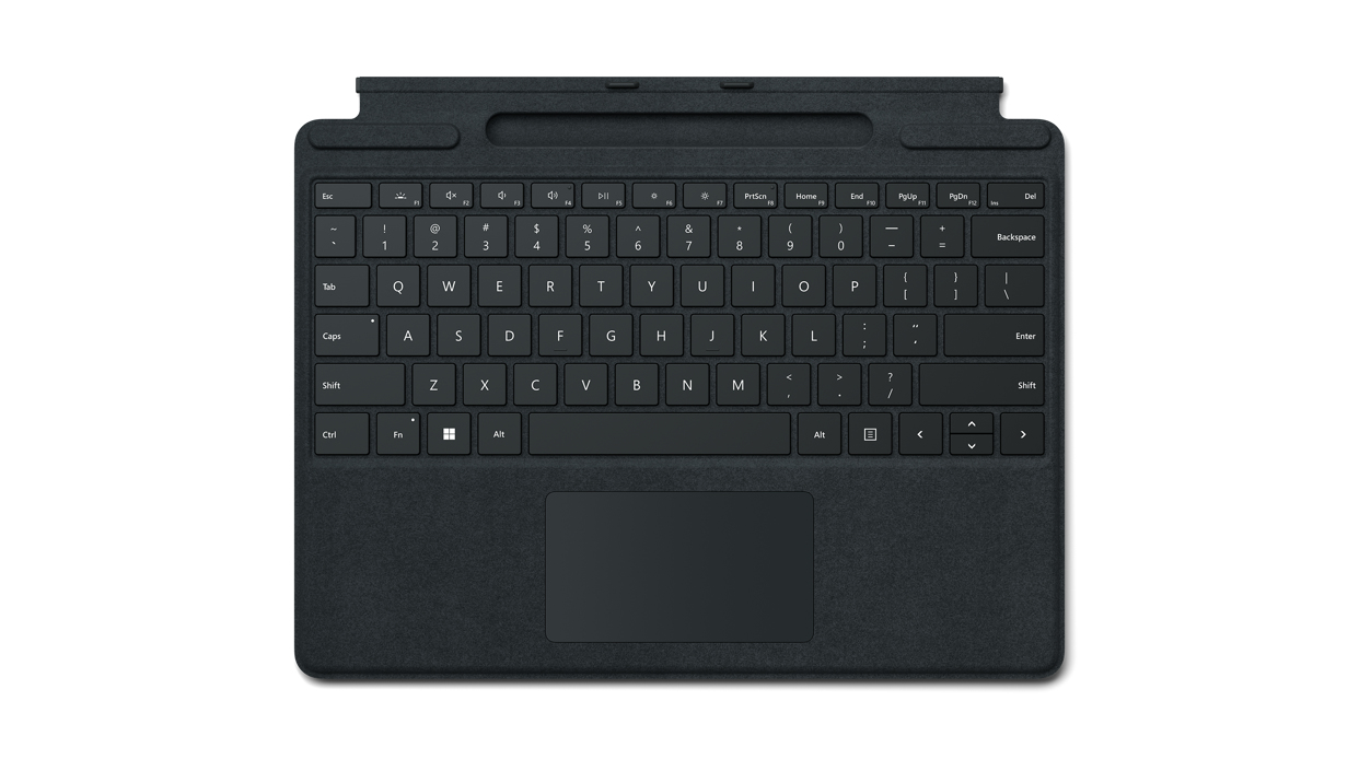 Microsoft Surface Pro Signature Microsoft Cover port Schwarz - (DEU Layout - QWERTZ)