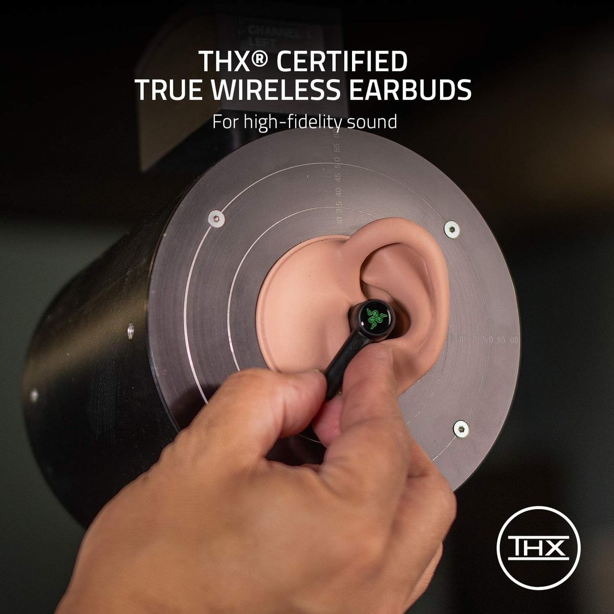 Razer Hammerhead True Wireless Pro Mobile Headset InEar Stereo BT ANC Black 2