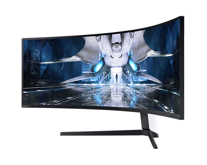Samsung Odyssey Neo G9 Curved Gaming Monitor S49AG952NU 49" DWQHD Quantum Mini-LED AMD FreeSync Premium Pro G-Sync kompatibel Krümmung 1000R Bildwiederholrate 240 Hz/Weiß Samsung Odyssey Neo G9 Curved Gaming Monitor S49AG952NU 49" DWQHD Quantum Mini-LED AMD FreeSync Premium Pro G-Sync kompatibel Krümmung 1000R Bildwiederholrate 240 Hz/Weiß