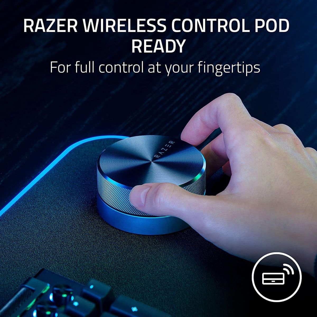 Razer Nommo V2 Pro Gaming Speaker + Wireless Subwoofer 2.1 Surround-Sound System BT USB for PC RGB Black EU