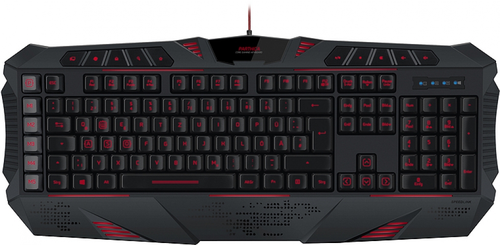SPEEDLINK PARTHICA USB Tastatur schwarz UK-Layout