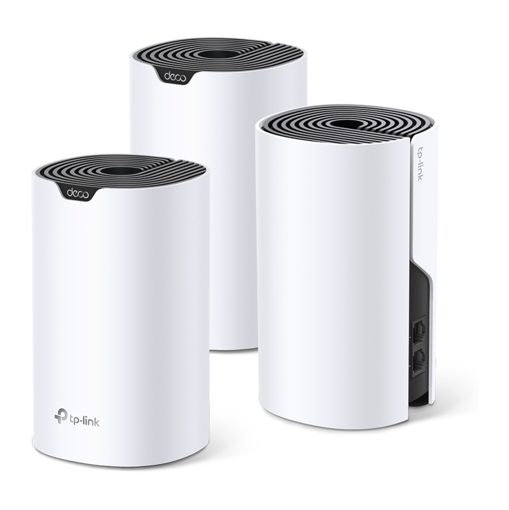 TP-Link Deco S4 AC1200 Network Wi-Fi System, Qualcomm CPU, 867Mbps @ 5GHz + 300Mbps @ 2.4GHz, MU-MIMO Beamforming, Works with Amazon Echo/Alexa, Pack of 3