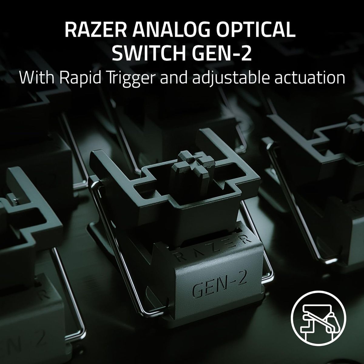 Razer Huntsman V3 Pro TKL Gaming Keyboard Media Buttons Analog Optical Switches Chroma RGB UK Layout QWERTY