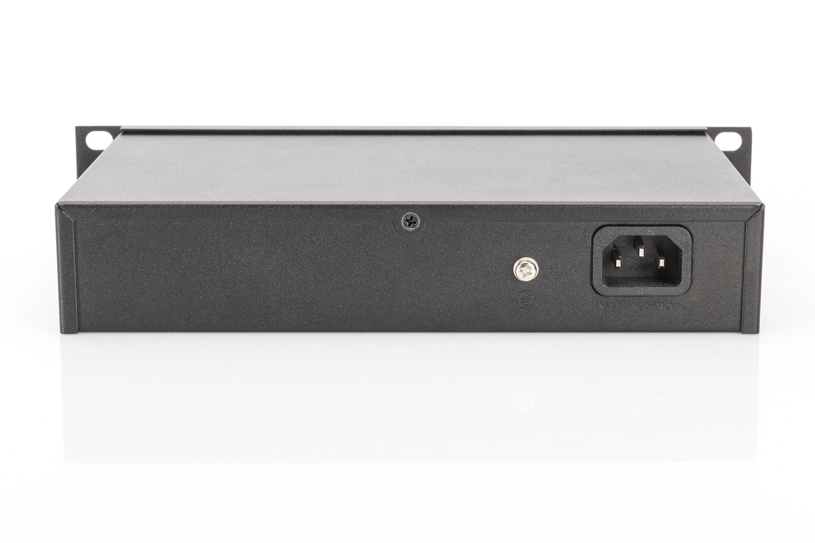 Digitus DN-95331 8-Port Gigabit PoE Switch, L2+ Managed, 80 W PoE+ (802.3at), 10 Zoll Einbau, 1HE