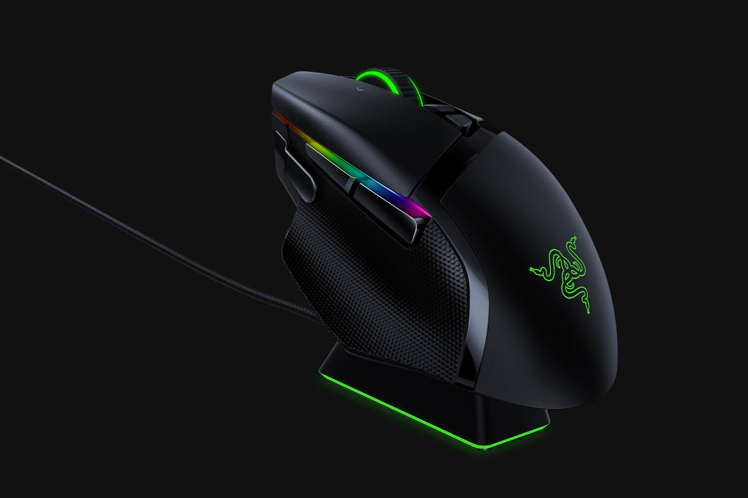 Razer Basilisk Ultimate Gaming Mouse Wireless RF 20.000 DPI RGB ohne Dock