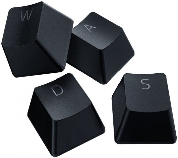 Razer PBT Keycap & Spiralkabel Upgrade-Set 120 Tasten Black USA Layout QWERTY
