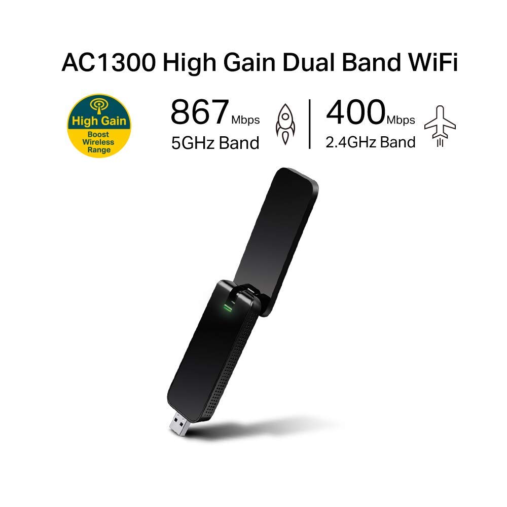 TP-Link Archer T4U AC1300 Dualband USB 3.0 WLAN Adapter