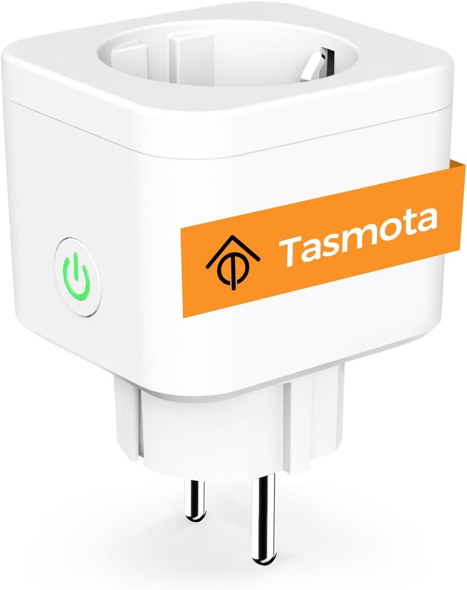 Refoss Tasmota Steckdose mit Stromzähler, Smart WLAN zur Messung von Stromverbrauch, Stromerzeugung, ESP8266 mit Google Home Assistant, ioBroker, Alexa, MQTT, Domoticz, OpenHAB, 16A, 2,4GHz