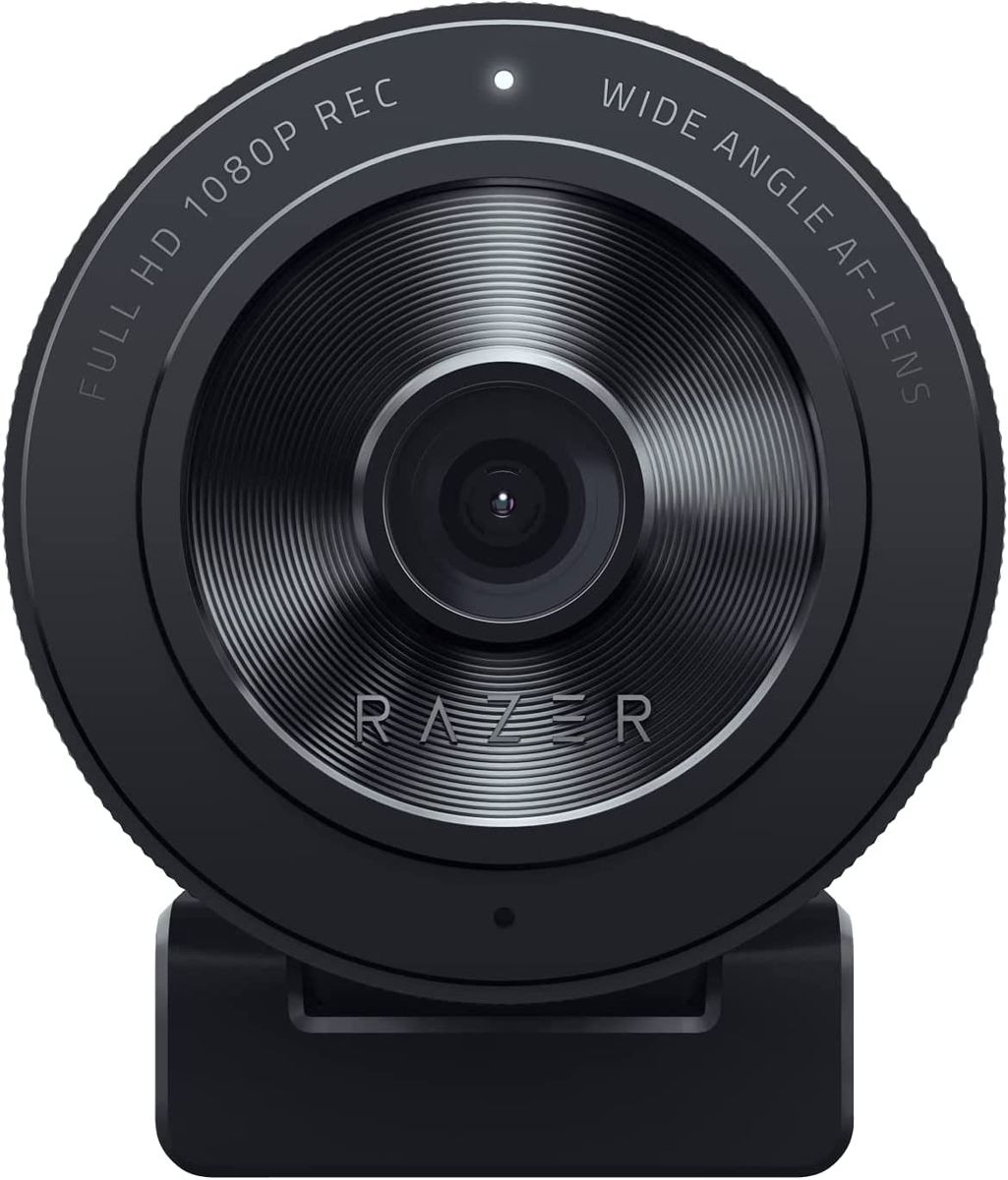 Razer Kiyo X - USB-Webcam für Streaming in Full-HD (1080p 30 FPS oder 720p 60 FPS, Autofokus, Plug + Play, vollständig anpassbare Einstellungen, flexibel zu befestigen) Schwarz Kiyo X Schwarz