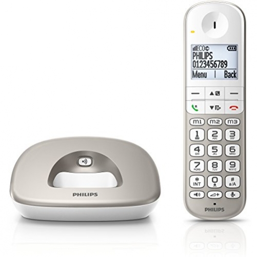 philips XL4901S/38 schnurloses Telefon große Tasten hörgerätekompatibel