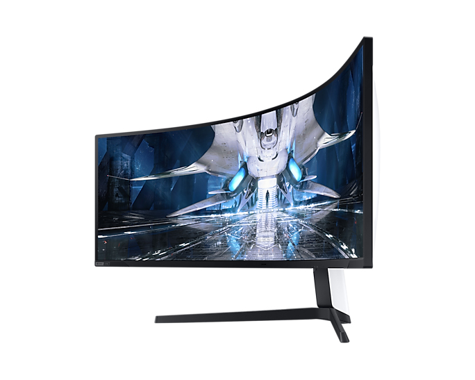 Samsung Odyssey Neo G9 Curved Gaming Monitor S49AG952NU 49" DWQHD Quantum Mini-LED AMD FreeSync Premium Pro G-Sync kompatibel Krümmung 1000R Bildwiederholrate 240 Hz/Weiß Samsung Odyssey Neo G9 Curved Gaming Monitor S49AG952NU 49" DWQHD Quantum Mini-LED AMD FreeSync Premium Pro G-Sync kompatibel Krümmung 1000R Bildwiederholrate 240 Hz/Weiß