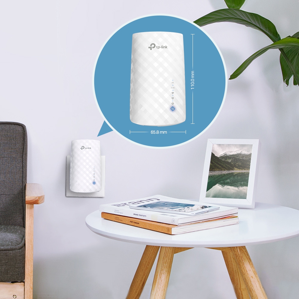 TP-Link RE190 EU AC750 Dual-Band WLAN Repeater Wi-Fi Range Extender V4