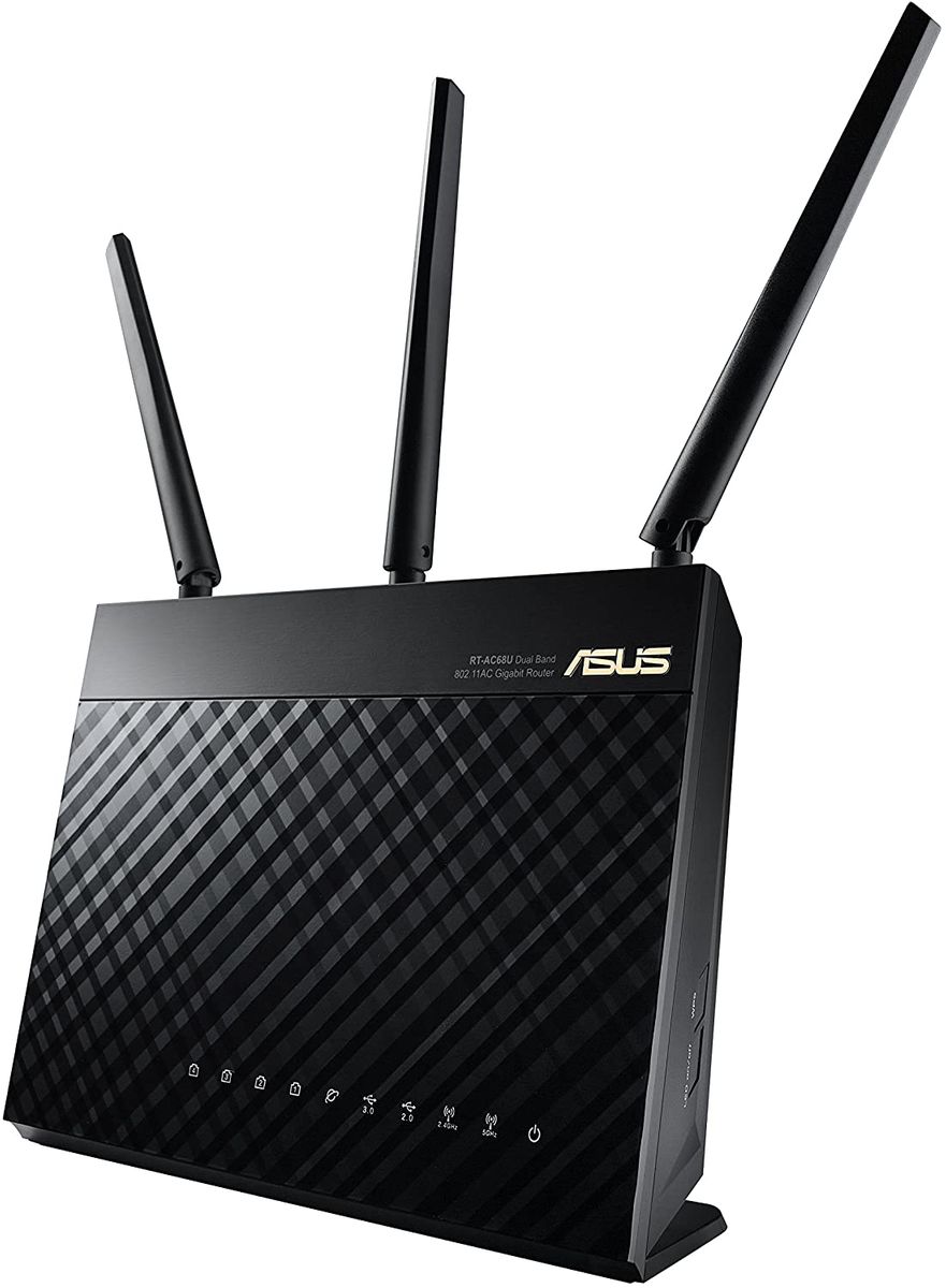 ASUS RT-AC68U WLAN Router Gigabit Ethernet Dual-Band 2.4 GHz/5 GHz Pack of 2