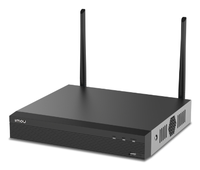 Imou NVR1104HS-W-S2 NVR 4-Kanal, 1080p Full HD, H.265, WLAN Dual-Band, HDMI, ONVIF, bis 8 TB (SATA), Schwarz, EU