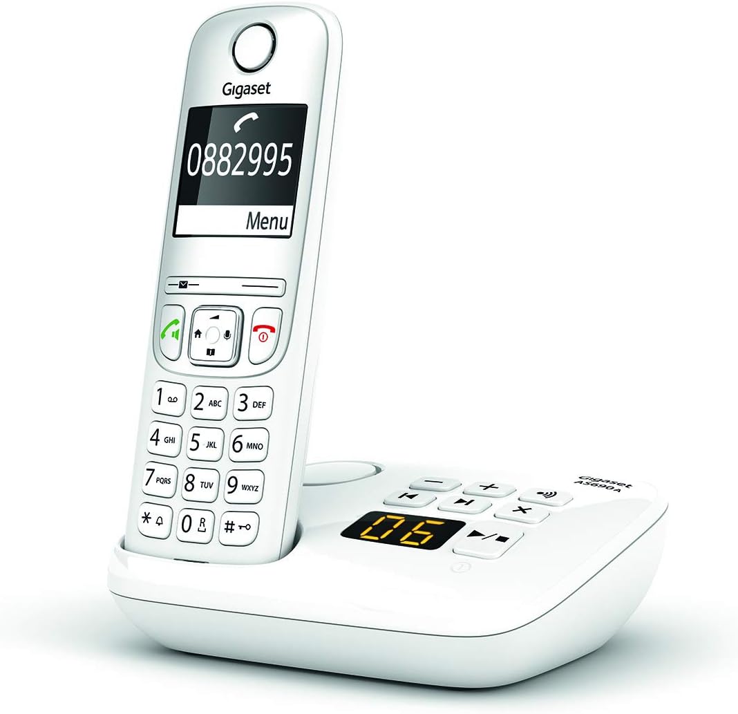 Gigaset AS690A Duo Analoges/DECT-Telefon Weiß Gigaset AS690A Duo Analoges/DECT-Telefon Weiß