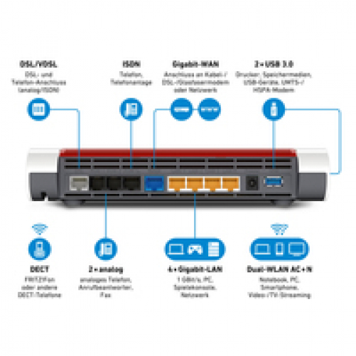 Avm FRITZ!Box 7590 High-End WLAN AC + N Router