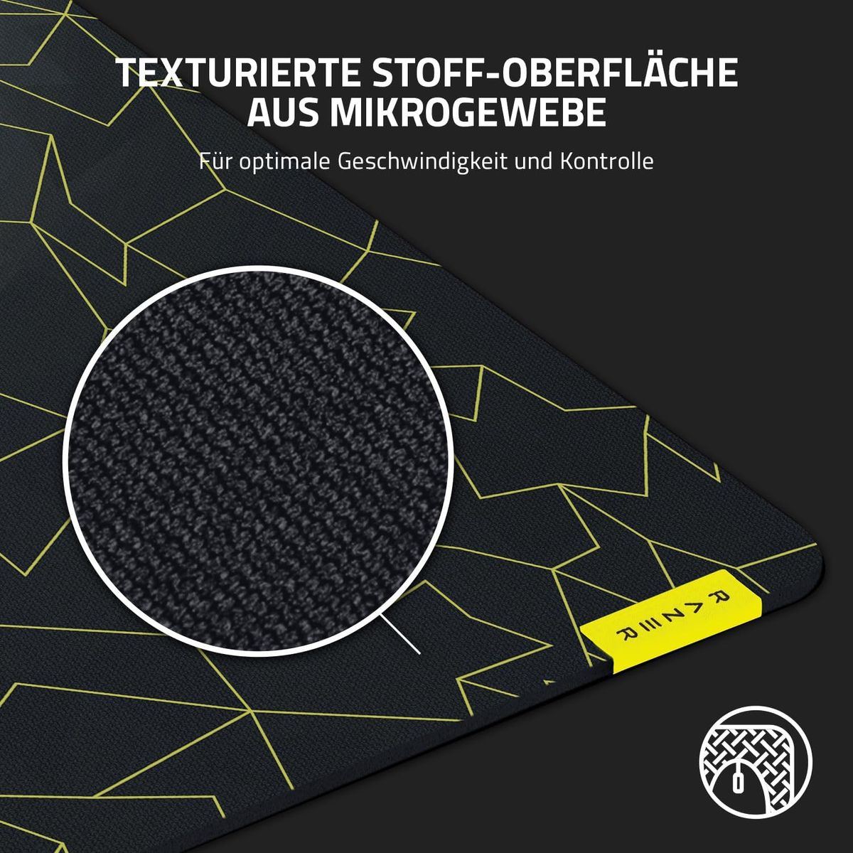 Razer Gigantus V2 XXL - Weiches Gaming-Mauspad für schnelle Spielstile und optimale Kontrolle (940 x 410 x 4mm, Texturierter Stoff aus Mikrogewebe, Rutschfestes Gummi) ESL Ed.