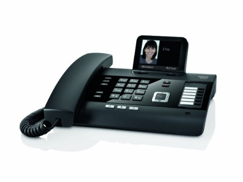 gigaset DL500A schnurgebundenes Komforttelefon Anrufbeantworter integrierter Dect Basisstation DEUTSCH