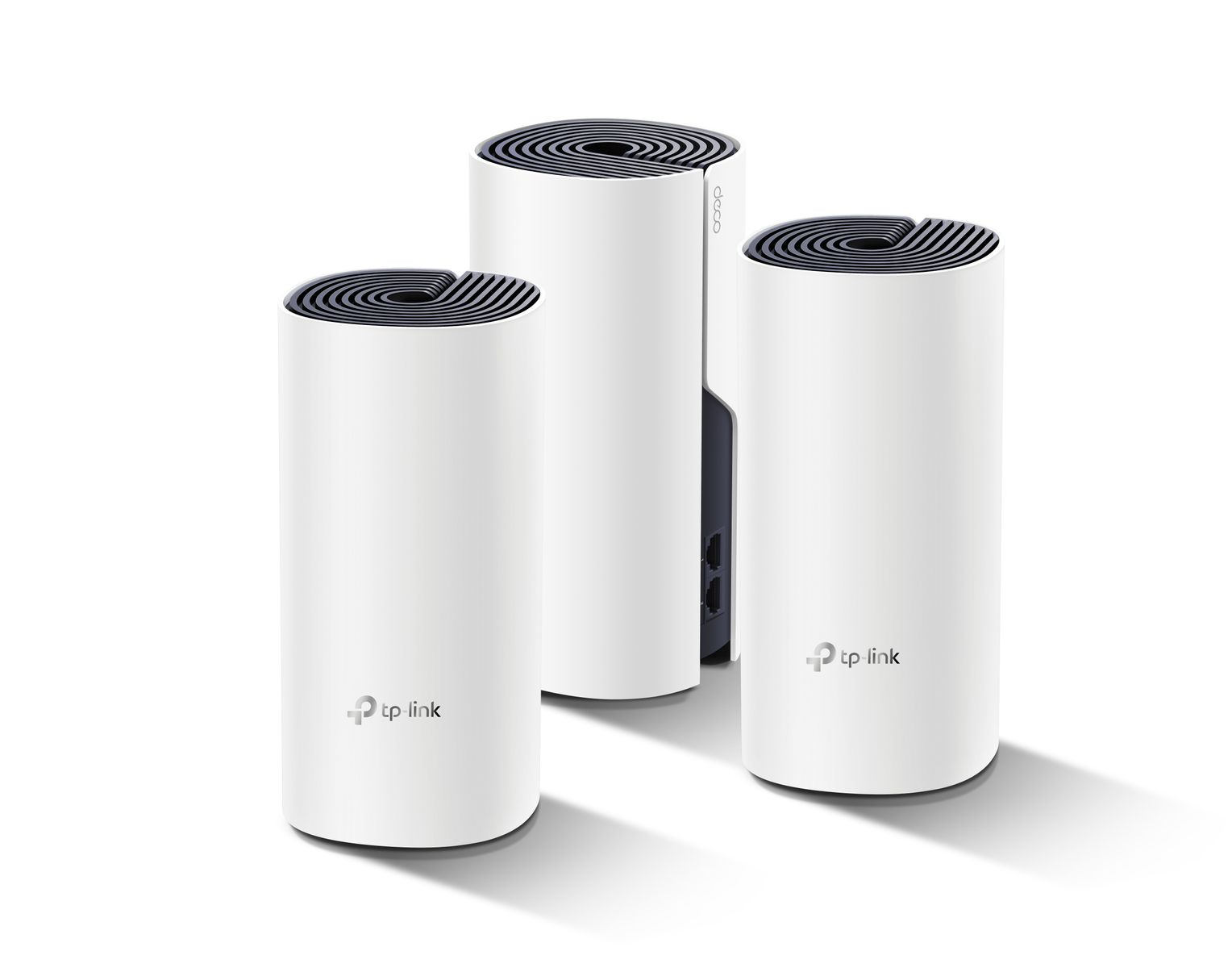 TP-Link Deco P9 Hybrid Mesh Wi-Fi System AC1200 Dual Band WLAN Router & AV1000 Powerline up to 560m² White 3er Pack v2.0