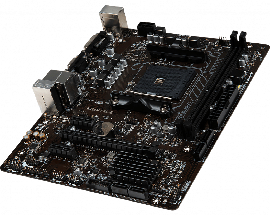 MSI A320M PRO-E Motherboard AMD A320 Socket AM4 micro ATX